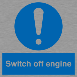Switch off engine